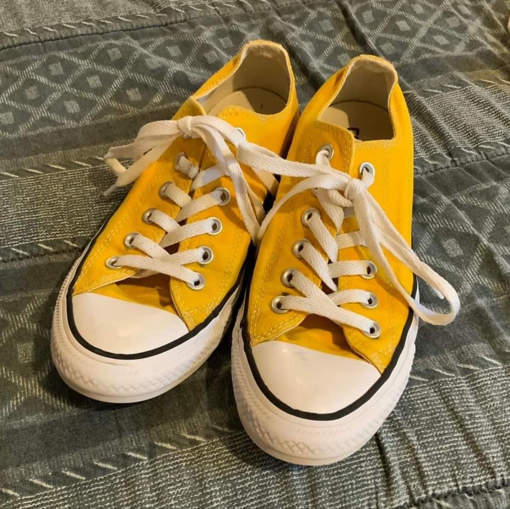 Yellow Low Top Converse